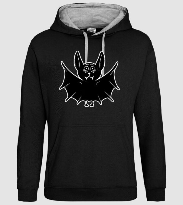 Liliac foarte drăguț model negru pe tricou