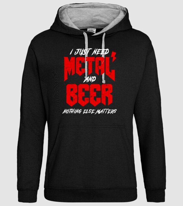 Nothing else matters model negru pe tricou