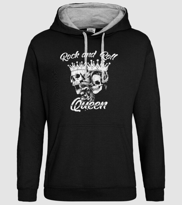 RNR QUEEN model negru pe tricou