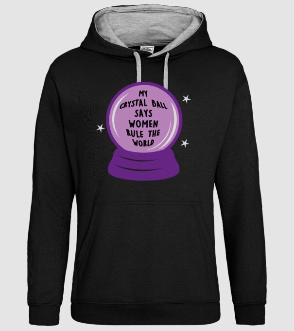 Women rule the world model negru pe tricou