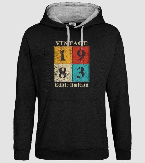 1983 - Ediție limitată model negru pe tricou
