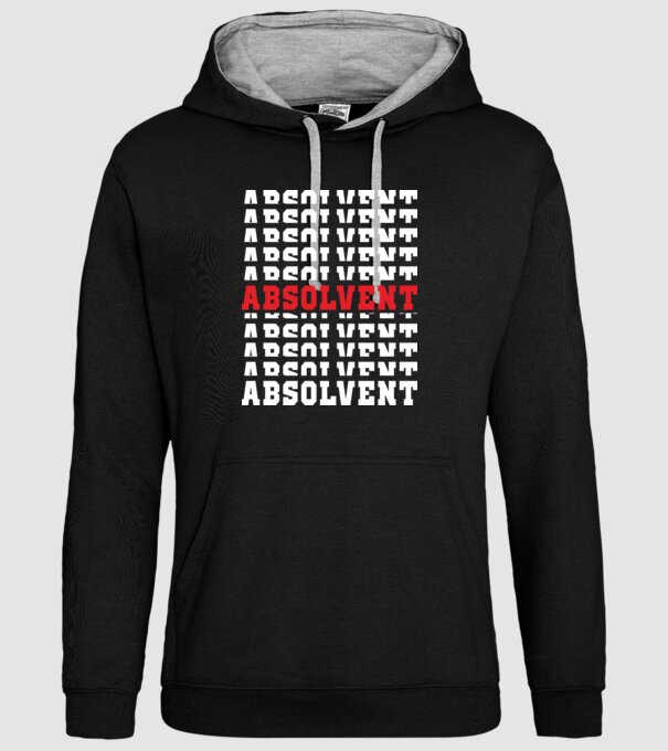 absolvent 2022 model negru pe tricou