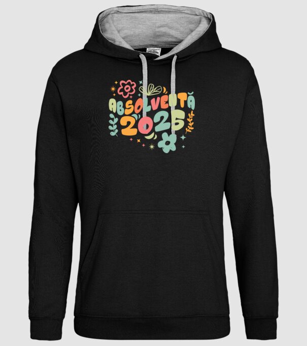 Absolventă 2025 model negru pe tricou