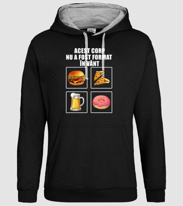 acest corp nu a fost format în vânt model negru pe tricou