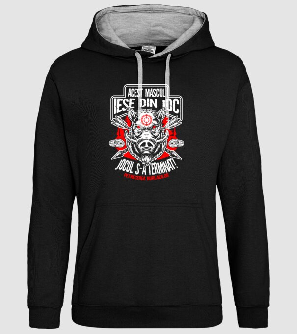 Acest mascul iese din joc - jocul s-a terminat - petrecerea burlacilor model negru pe tricou