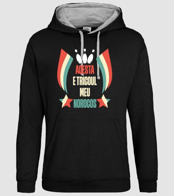 acesta e tricoul meu norocos model negru pe tricou