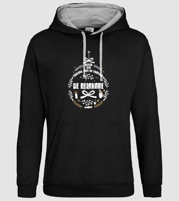 acesta este tricoul meu de Crăciun_ de relaxare model negru pe tricou
