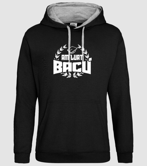 Am luat bacu model negru pe tricou