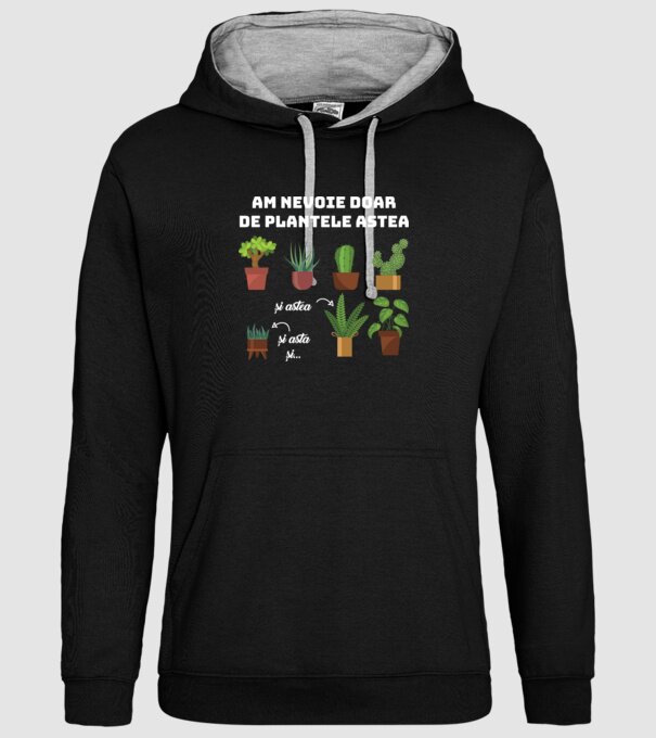 am nevoie doar de plantele astea model negru pe tricou