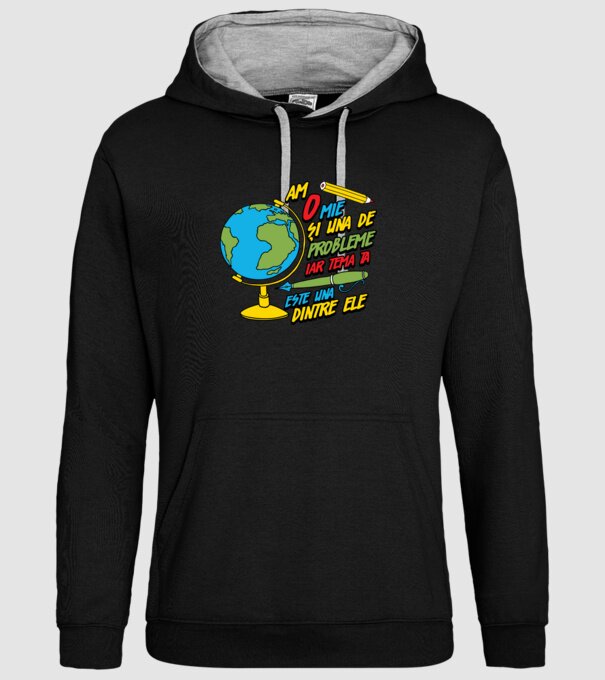Am o mie și una de probleme, iar tema ta este una dintre ele model negru pe tricou