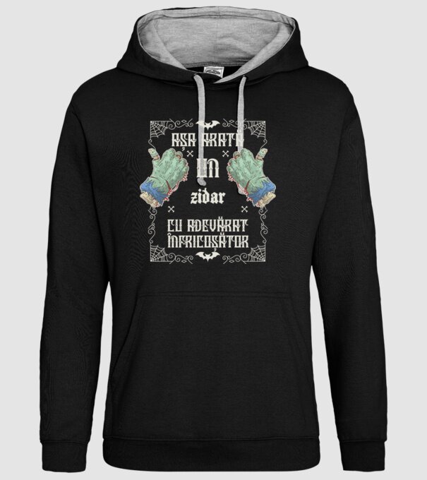 Așa arată un ZIDAR cu adevărat înfricoșător model negru pe tricou