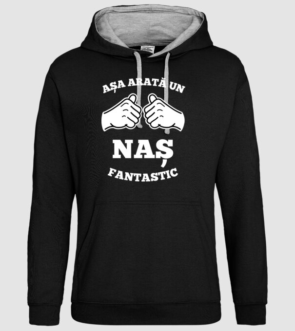 Așa arată un naș fantastic model negru pe tricou
