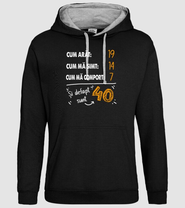 Aspect, senzație, comportament 40 Negru model negru pe tricou