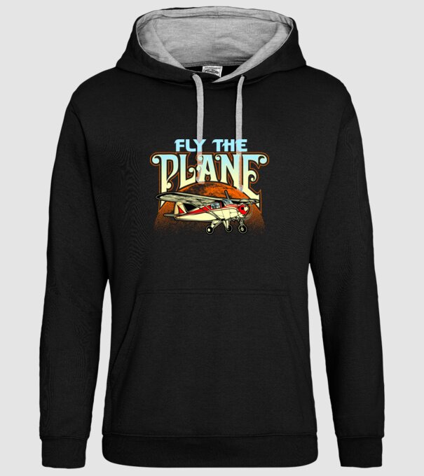 Avioane model negru pe tricou