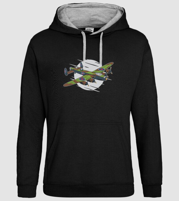 Avioane model negru pe tricou