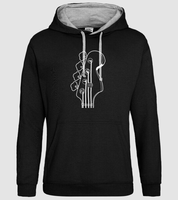 bass model negru pe tricou