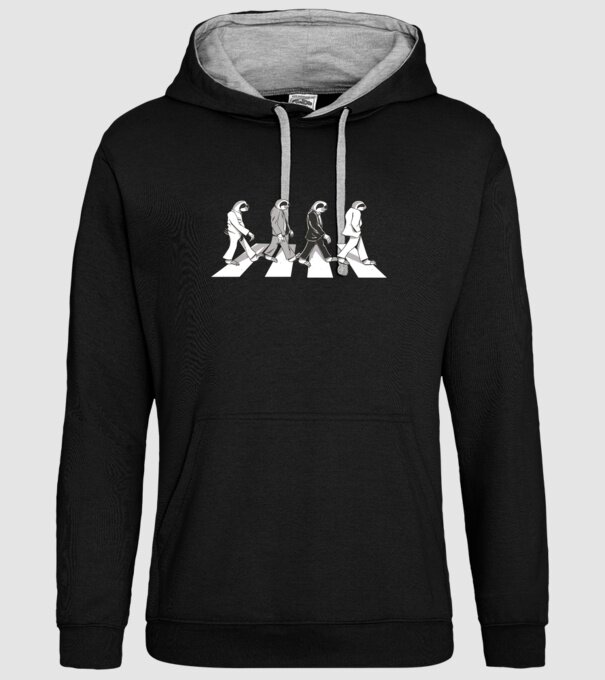 Beatles model negru pe tricou
