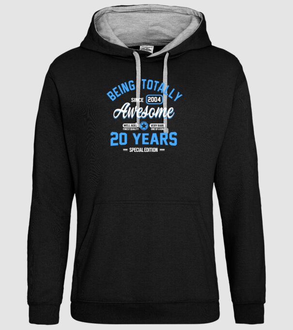 Being totally awesome 20 model negru pe tricou