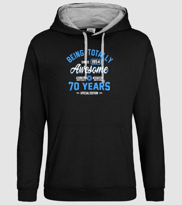 Being totally awesome 70 model negru pe tricou