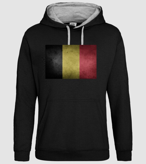 BELGIUM model negru pe tricou