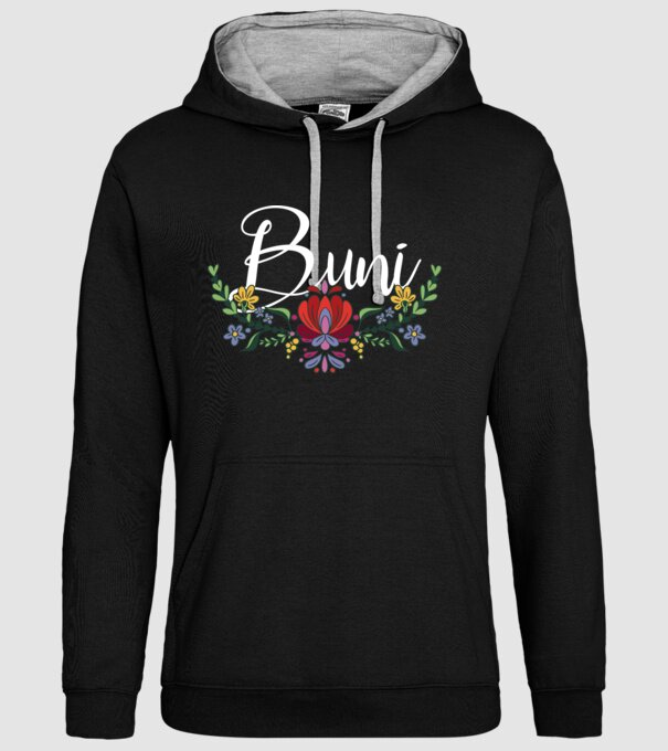 Buni model negru pe tricou