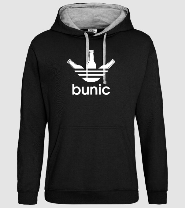 Bunicdidas model negru pe tricou