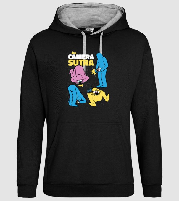 Camera sutra 2 model negru pe tricou