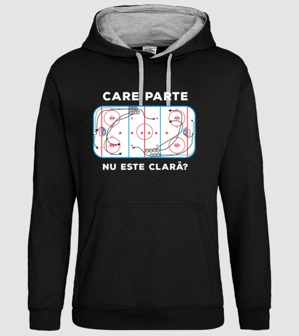 Care parte nu este clară? model negru pe tricou