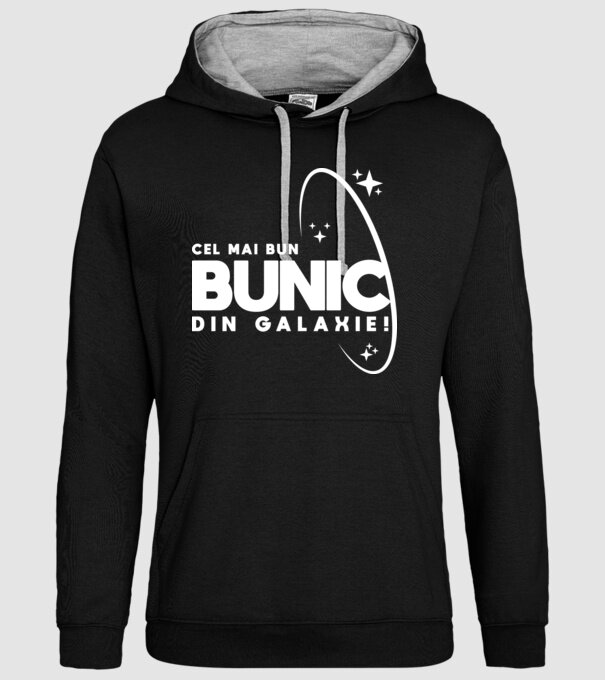 Cel mai bun bunic din Galaxie! model negru pe tricou