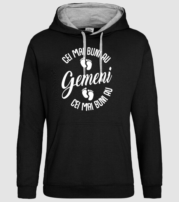 Cei mai buni au gemeni model negru pe tricou