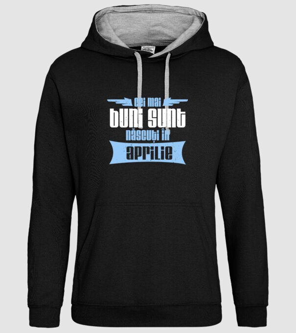 Cei mai buni sunt născuți în aprilie model negru pe tricou