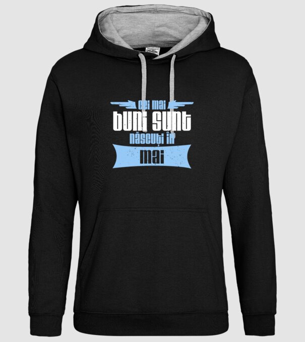 Cei mai buni sunt născuți în mai model negru pe tricou