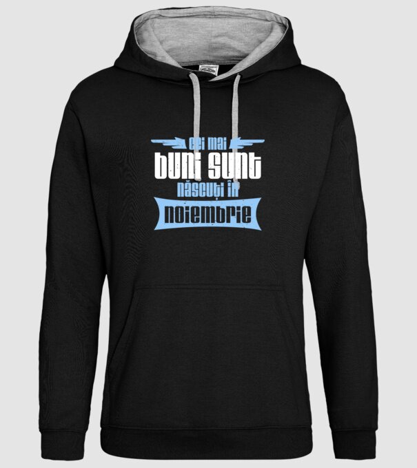 Cei mai buni sunt născuți în noiembrie model negru pe tricou