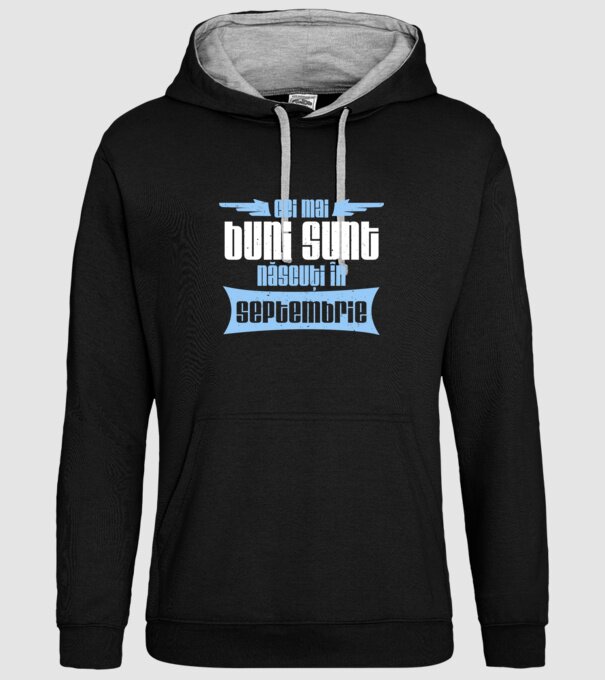 Cei mai buni sunt născuți în septembrie model negru pe tricou