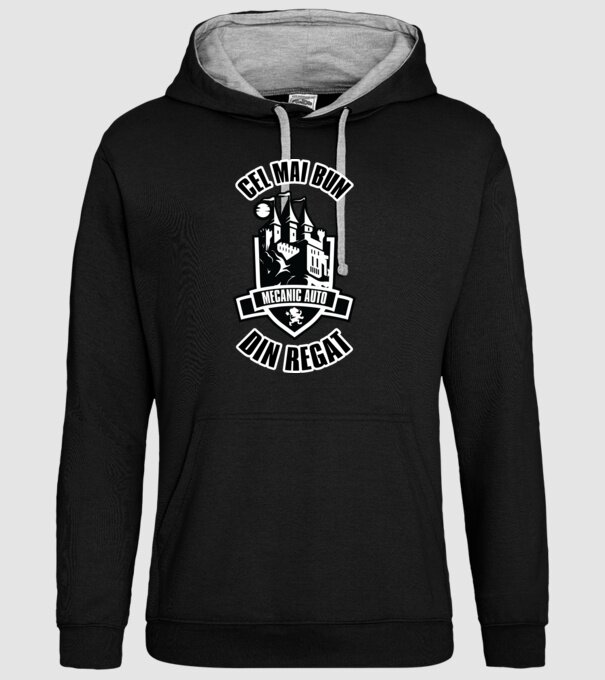 Cel mai bun mecanic auto din regat model negru pe tricou