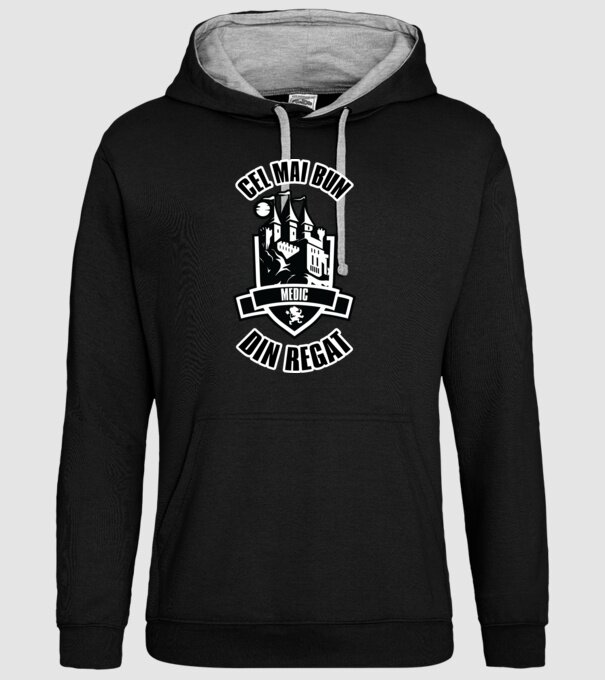 Cel mai bun medic din regat model negru pe tricou