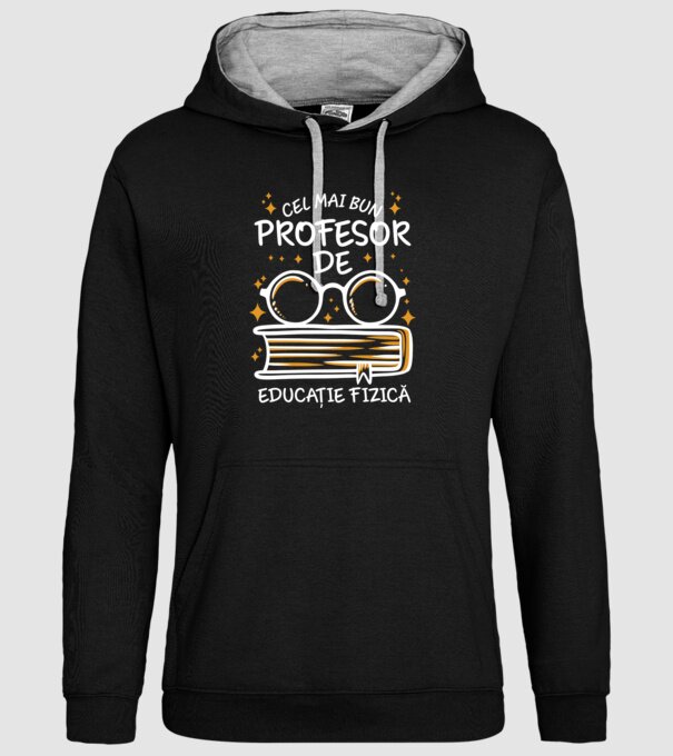 Cel mai bun profesor educație fizică D2782032 model negru pe tricou