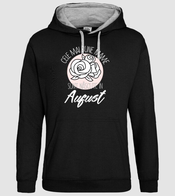 Cele mai bune mame sunt născute în August model negru pe tricou