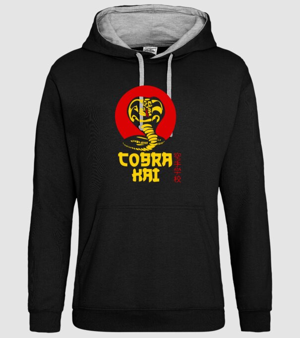 cobra kai japan logo model negru pe tricou