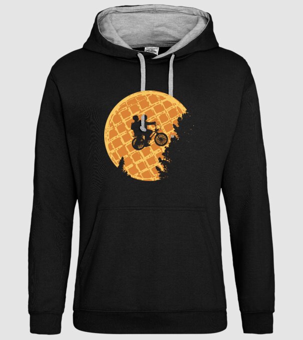 cookie moon stranger things model negru pe tricou