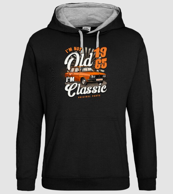 DACIA 1965 model negru pe tricou