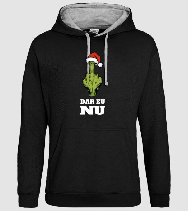 Dar eu NU Negru model negru pe tricou