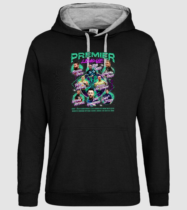 DARTS premier league 2024 model negru pe tricou