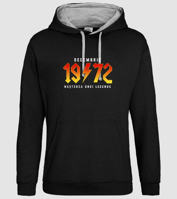 Decembrie - 1972 - nașterea unei legende-D7011585 model negru pe tricou