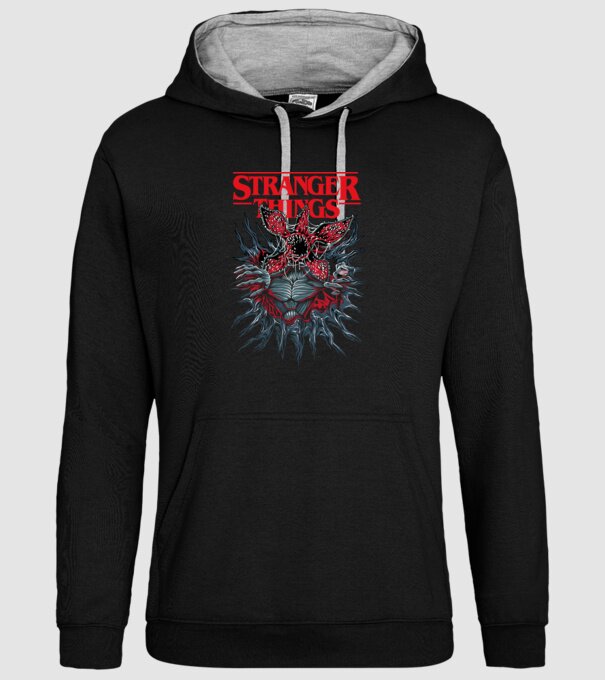 DEMOGORGON model negru pe tricou