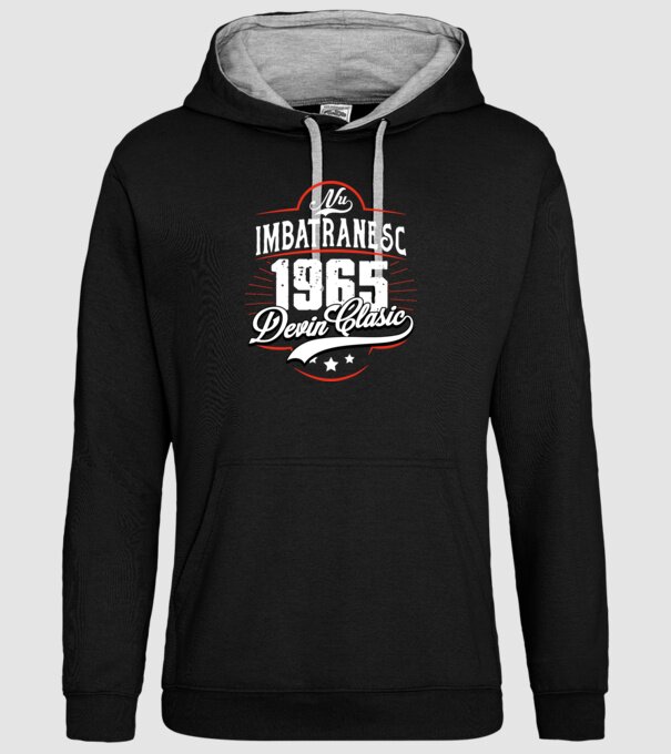 Devin Clasic - 1965 model negru pe tricou