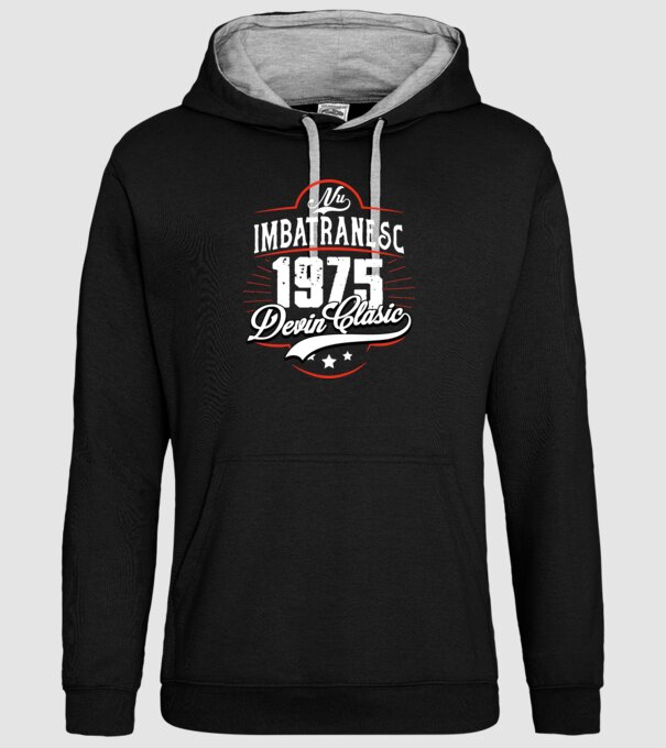 Devin Clasic - 1975 model negru pe tricou