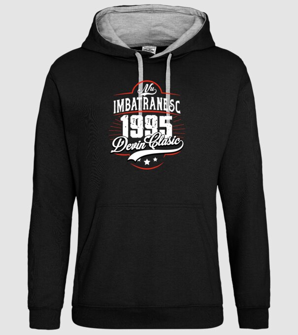 Devin Clasic - 1995 model negru pe tricou