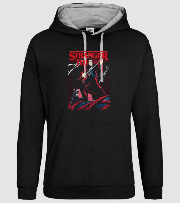 eddie munson model negru pe tricou