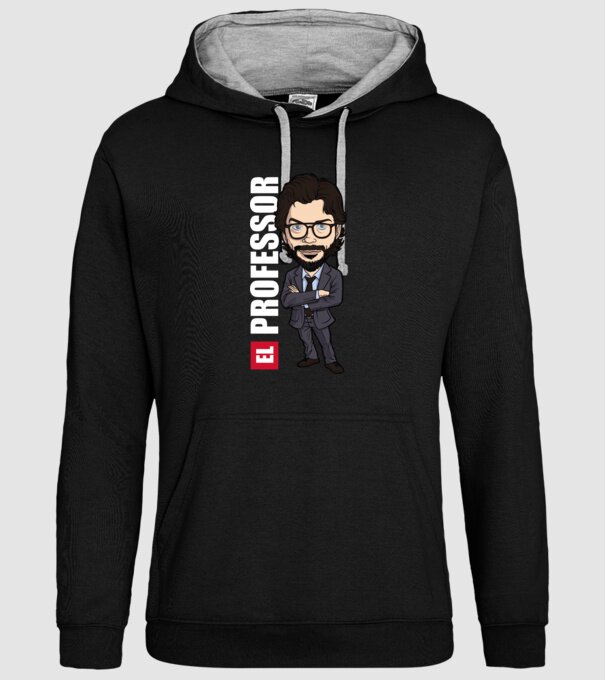 el professor drawing model negru pe tricou